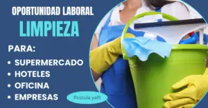 CONVOCATORIA PERSONAL DE LIMPIEZA